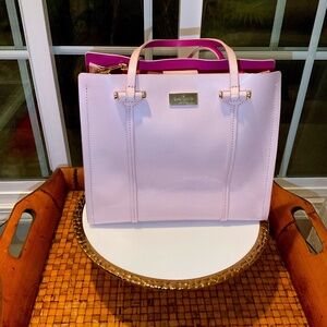 Kate Spade Blush Pink & Hot Pink Satchel Bag